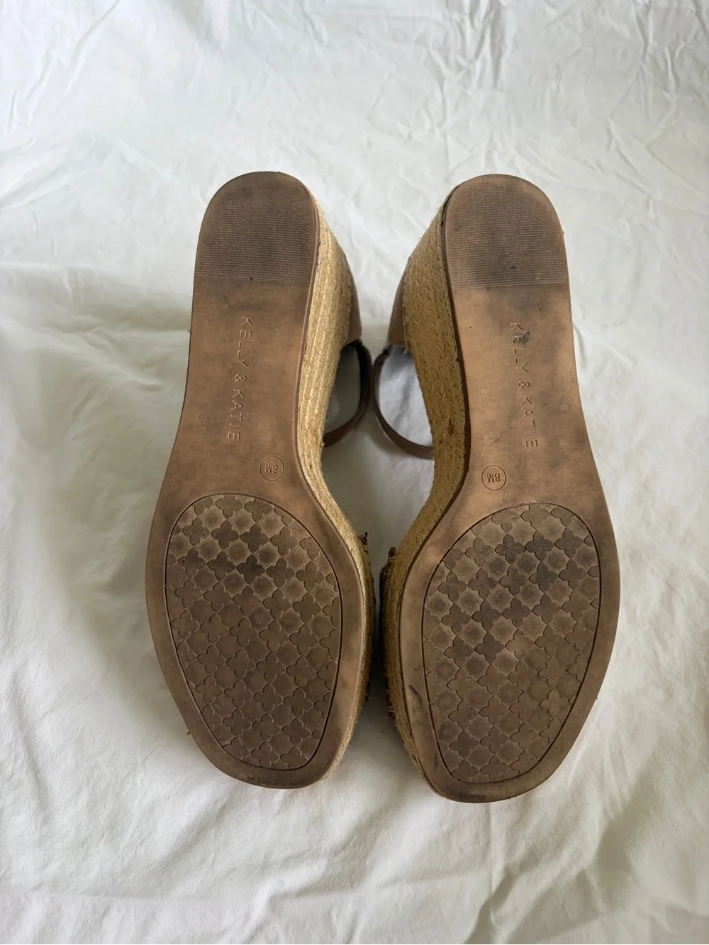 Kelly & Katie Espadrille Platform Sandal in Taupe